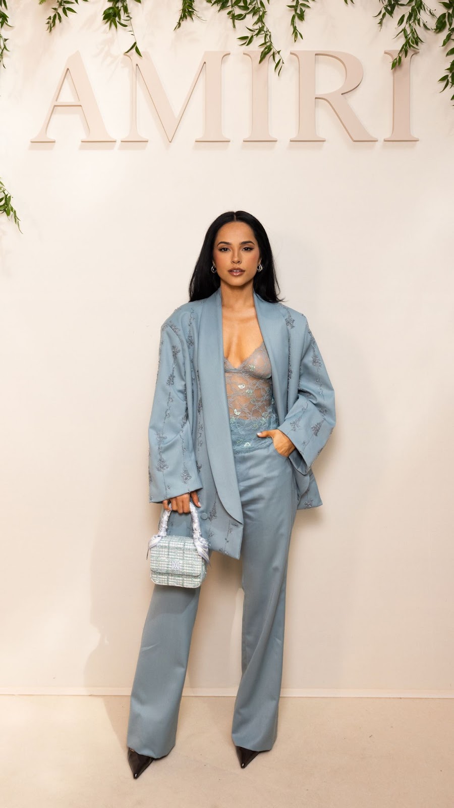 Becky G in AMIRI.