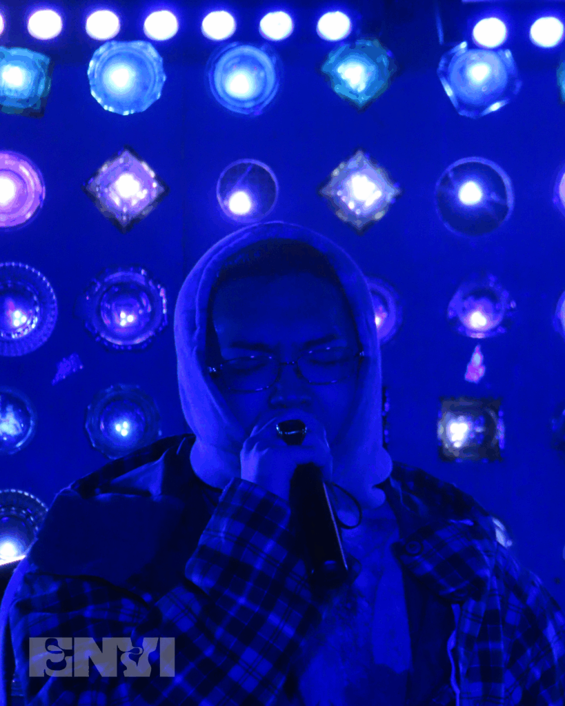 Hojean at his NYC show.