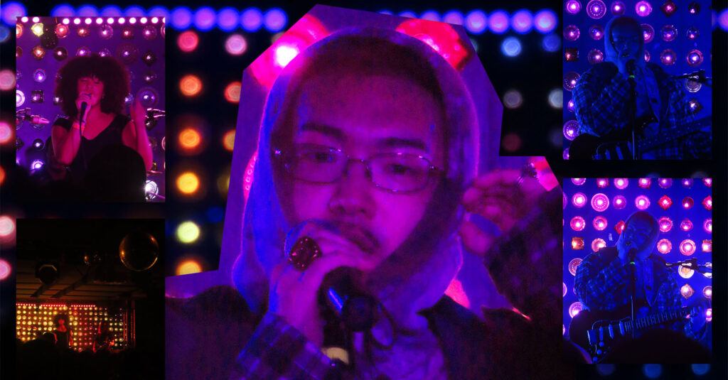 Hojean performing in his NYC encore show.