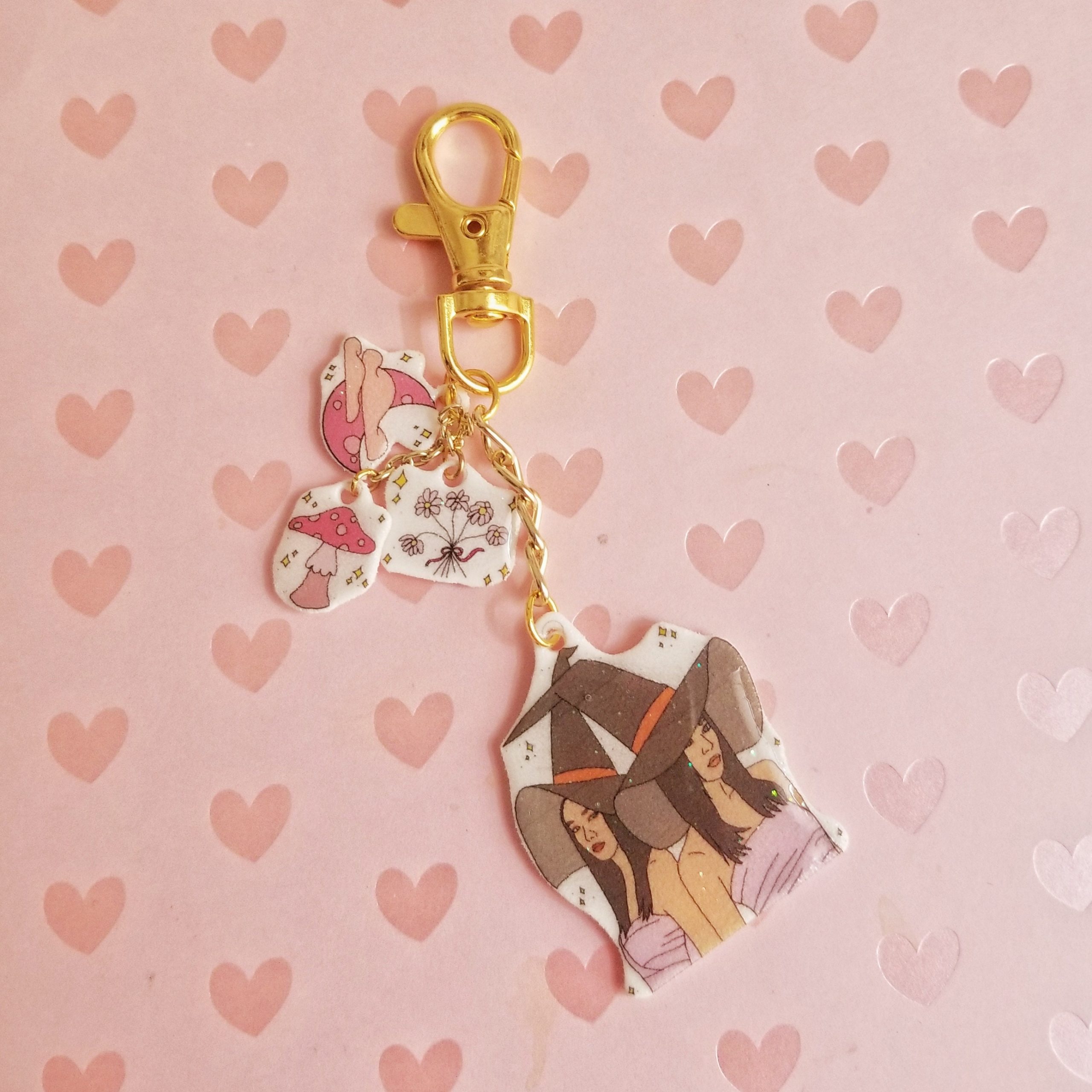 KMosCharmShop Irene and Seulgi Monster witchy charm