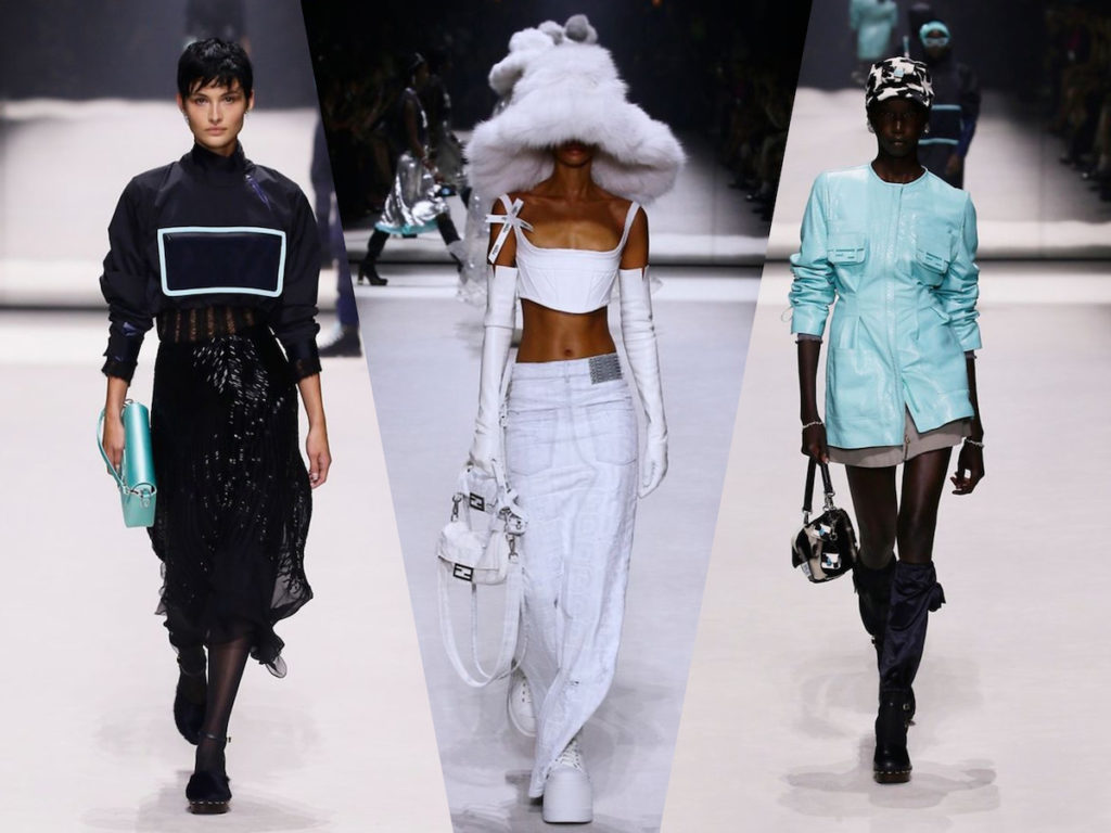 Baguettes, bling and bodycon: Y2K nostalgia reigns at NY fashion week, New  York fashion week