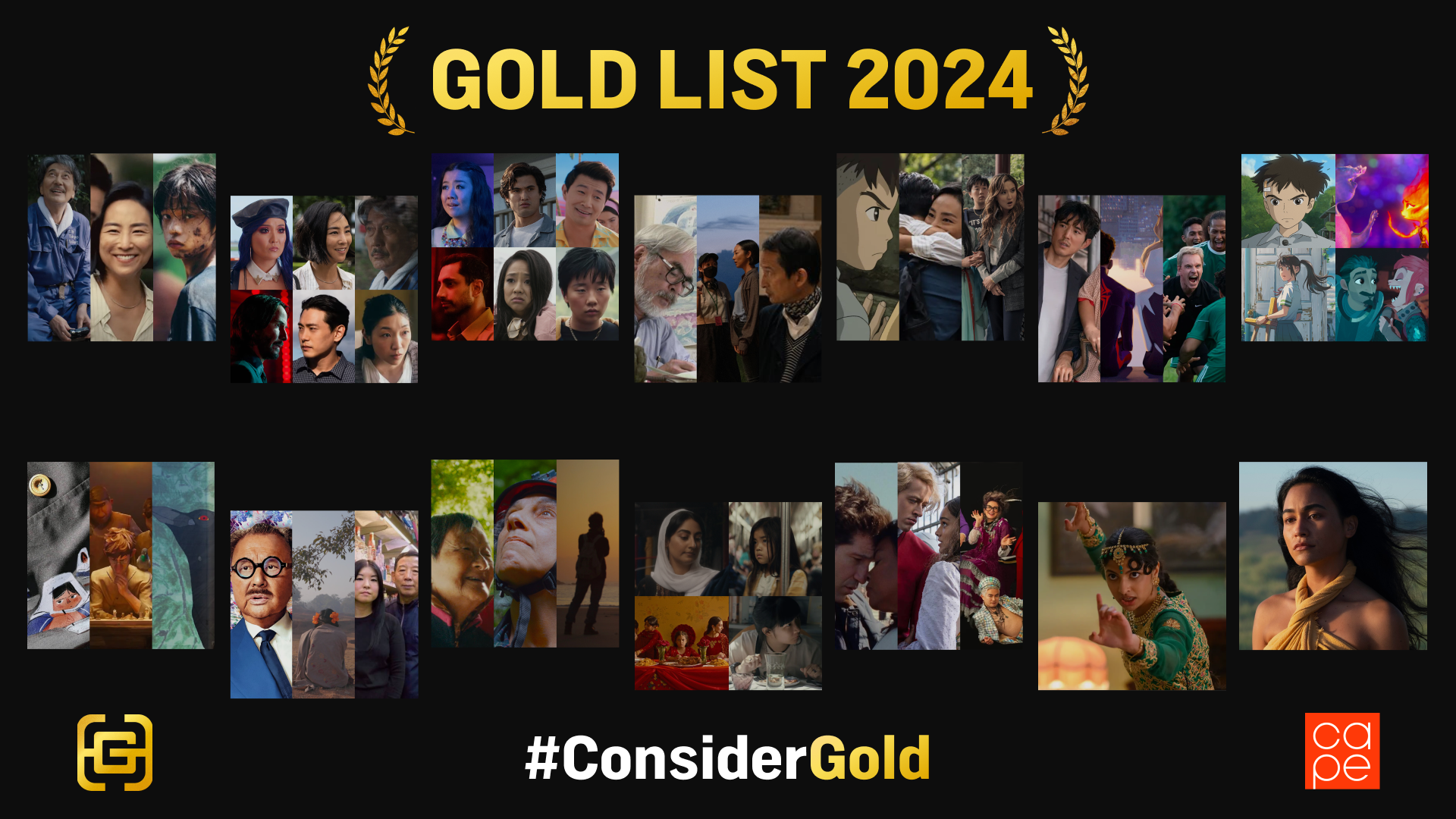 Gold House And CAPE S 2024 Gold List Spotlights Asian Pacific Film   2024 Gold List Key Art 