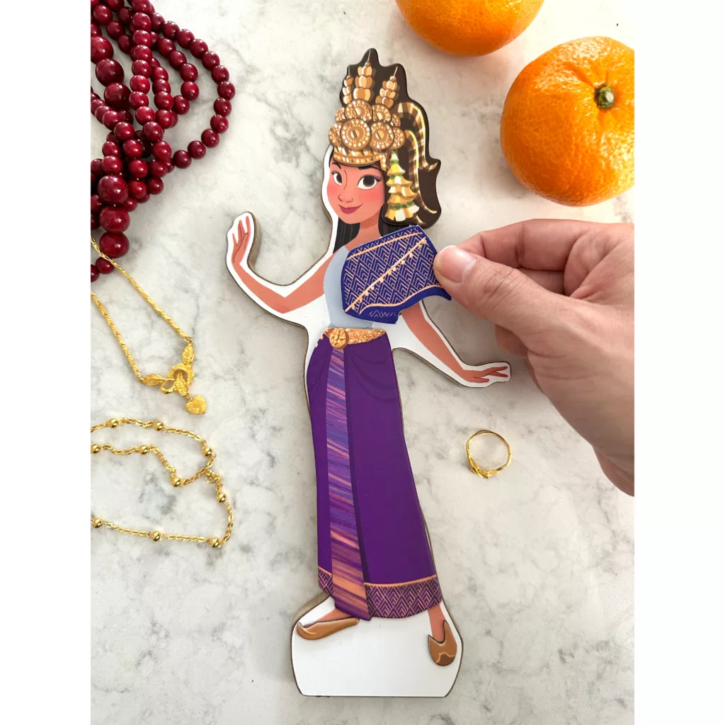 Stay Curious Toys Asian princess paper dolls