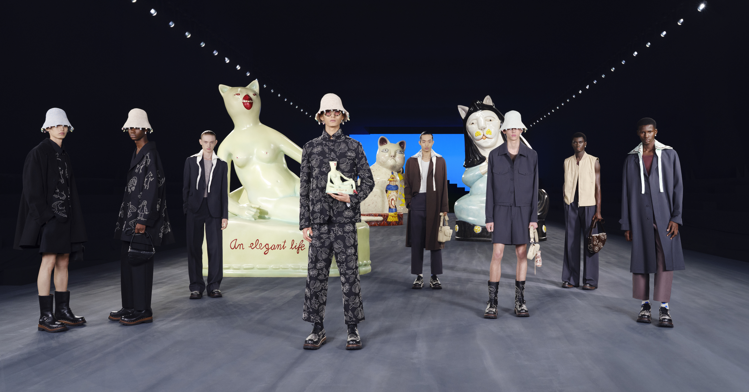 Hylton Nel's Ceramic Takes Centerstage at the Dior Men Spring