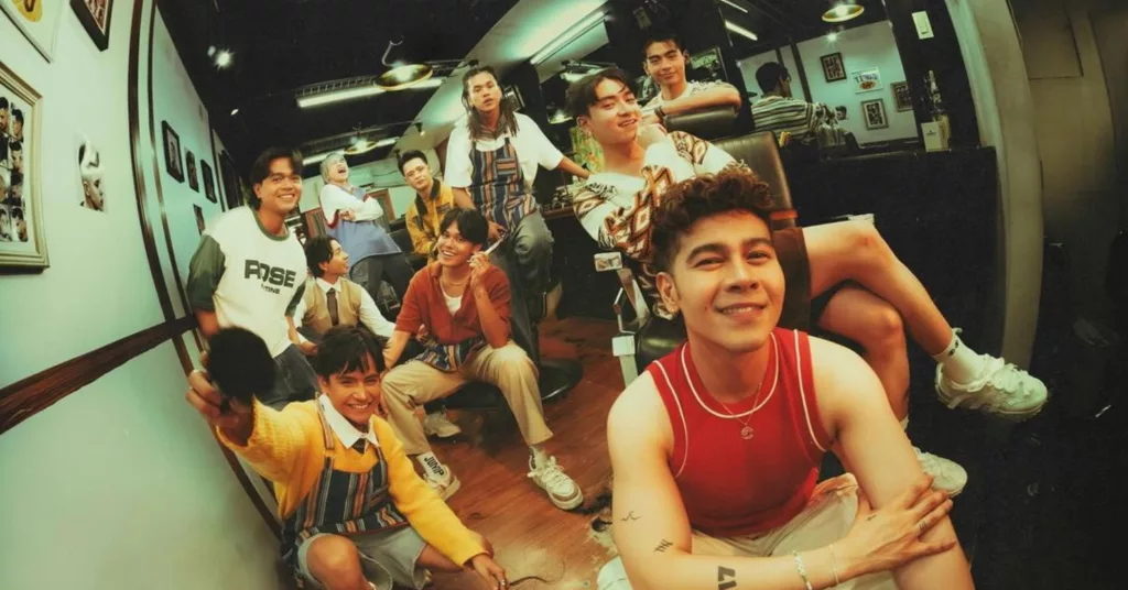 The Juans and ALAMAT from the "Gupit" music video.