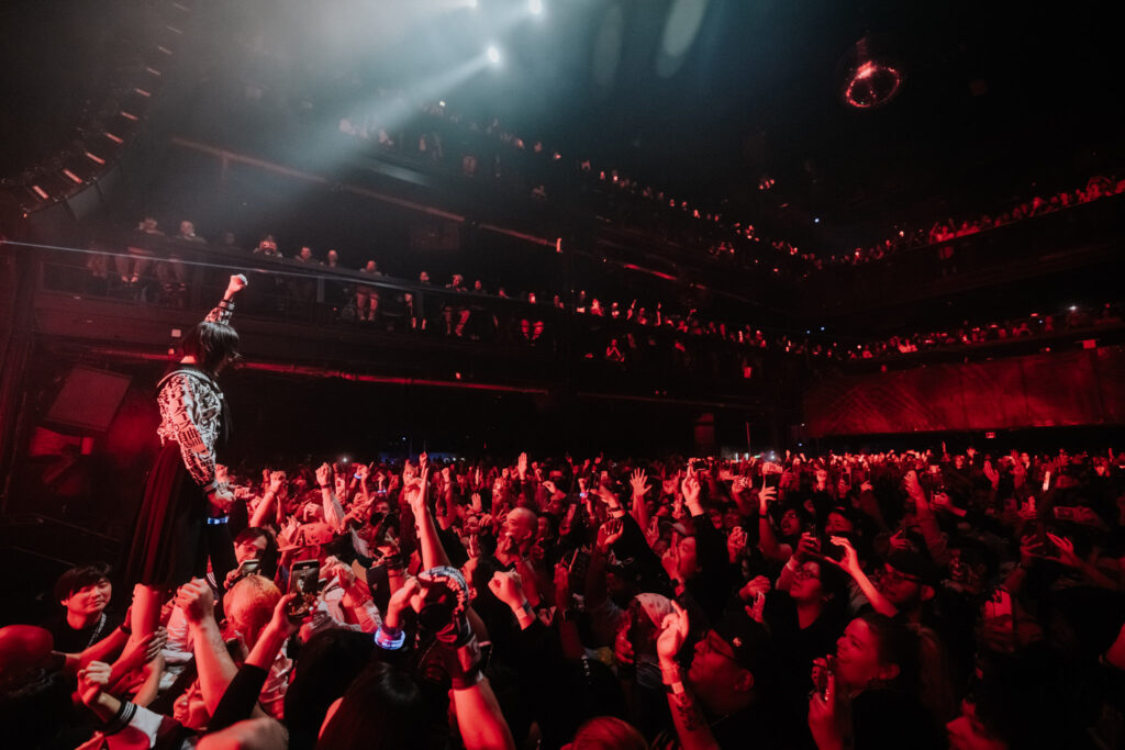 NEW YORK, NEW YORK – OCTOBER 8: Atarashii Gakko! performs at Terminal 5. (Photo by Lindsey Blane, courtesy of 88Rising)