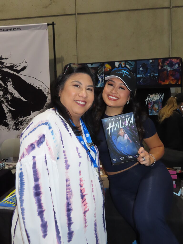 Cecilia and Waverley Kim, a Filipina American mother-daughter duo that cofounded Kwento Comics.