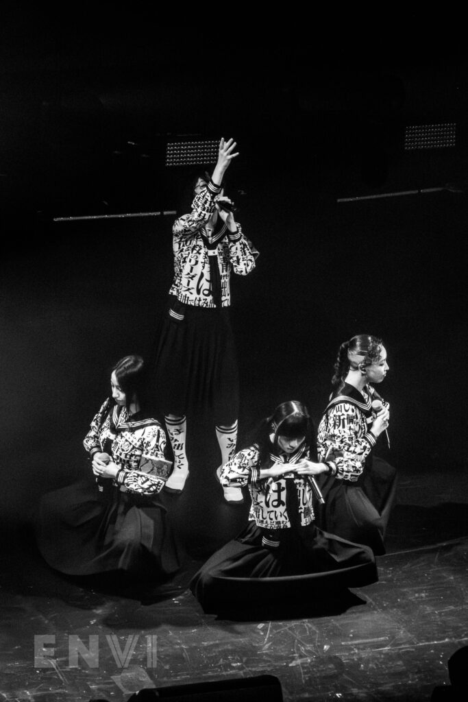 NEW YORK, NEW YORK – OCTOBER 8: Atarashii Gakko! performs at Terminal 5. (Photo by Niamh Murphy)