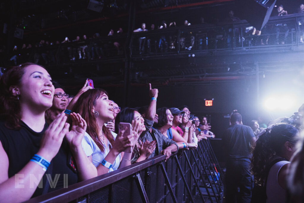 Fans of Griff front row at NYC's Terminal 5