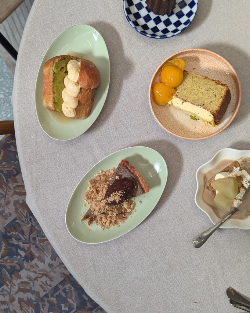 An array of desserts offered in a Manisan Dessert Club meeting.