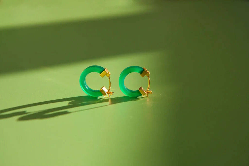 Jade hoops