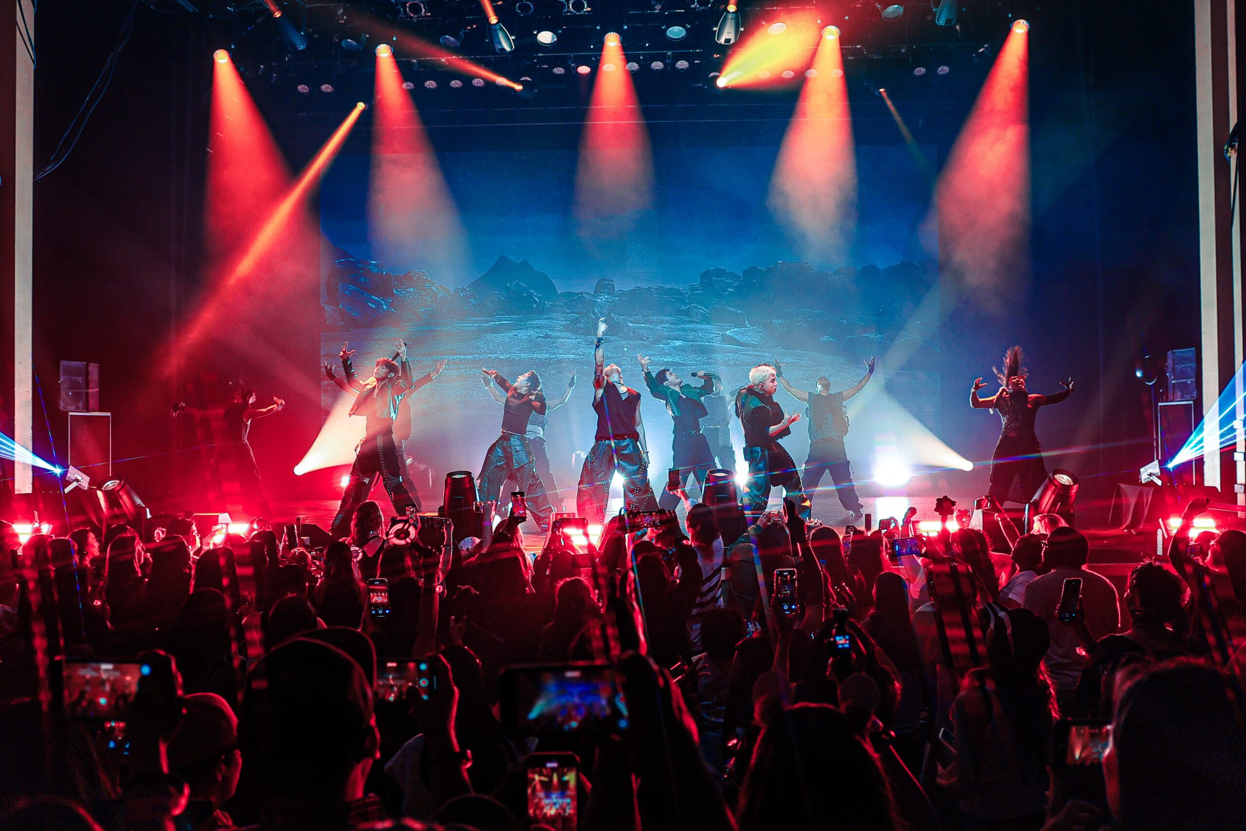 SB19 performing.