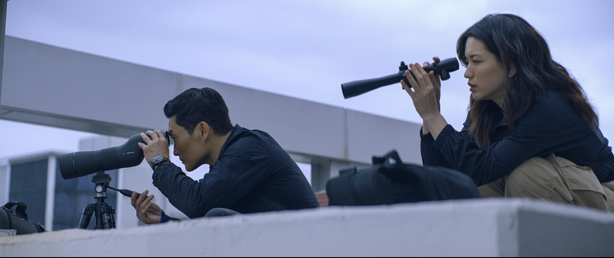 Daniel Dae Kim and Reina Hardesty in Butterfly (2025)