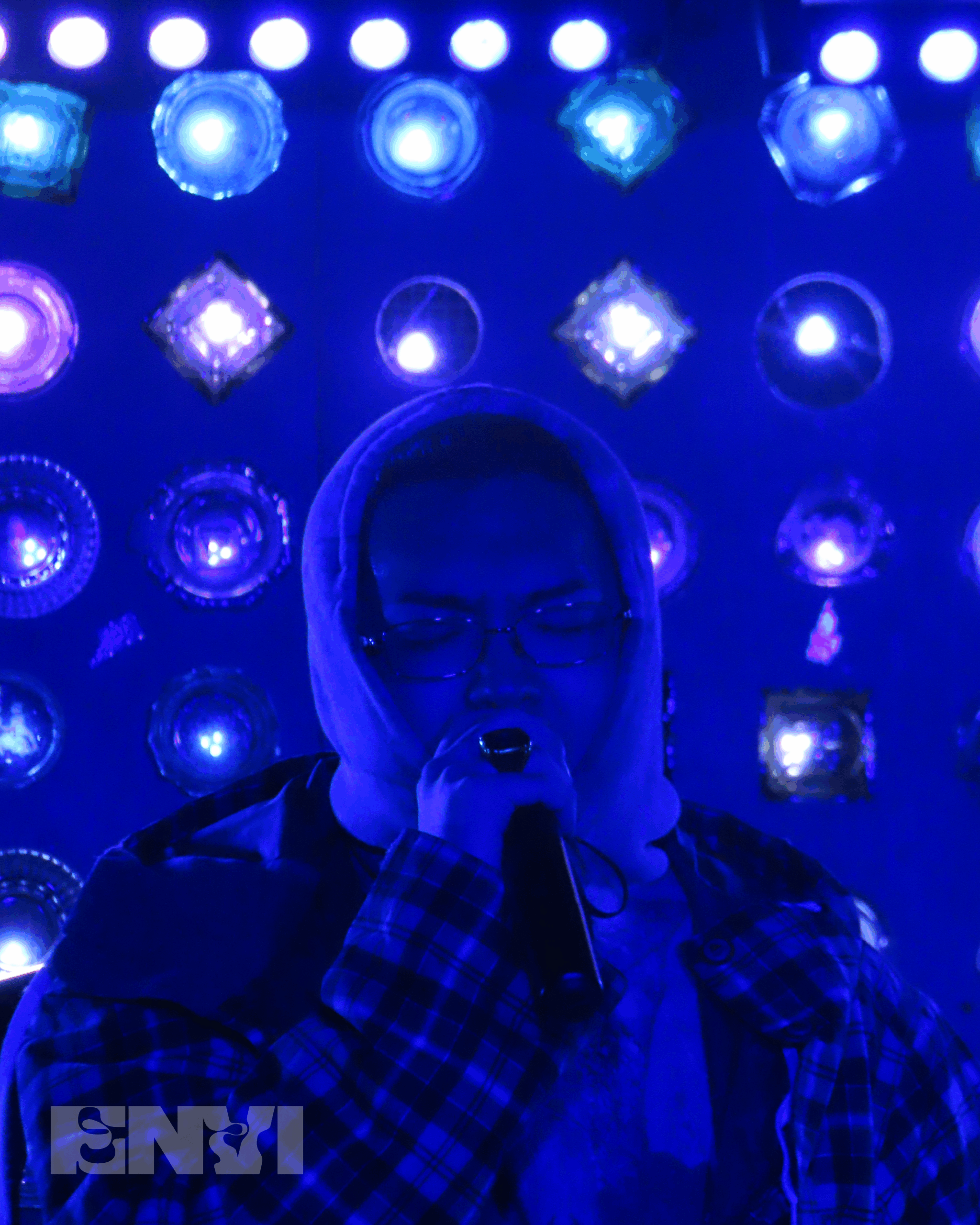 Hojean at his NYC show.