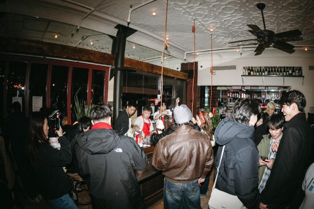 The crowd in the Pho With Friends event.