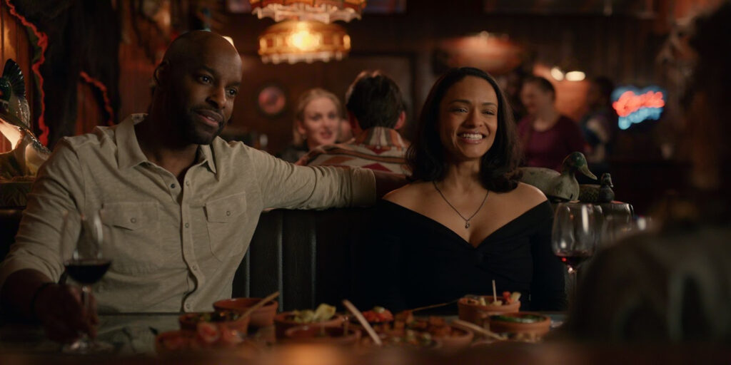 Kandyse McClure and Colin Lawrence in Netflix's "Virgin River."