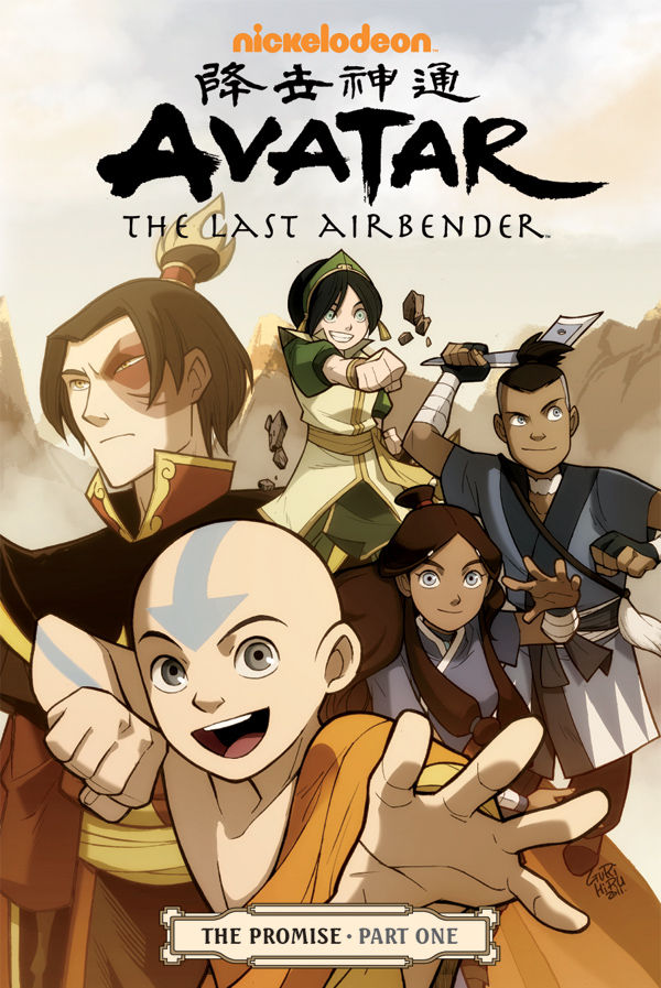 Cover of Avatar The Last Airbender comic "The Promise - Part One"