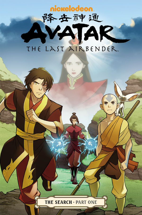 Cover of Avatar The Last Airbender comic "The Search - Part One"