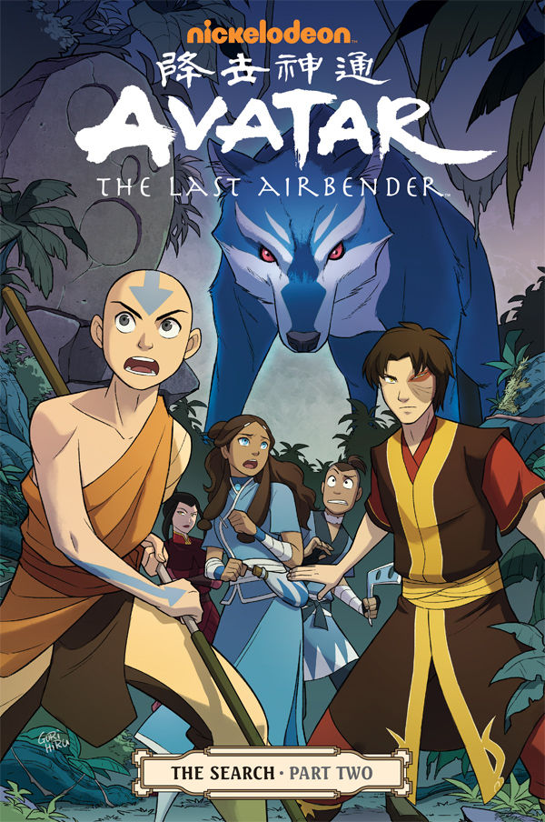 Cover of Avatar The Last Airbender comic "The Search - Part Two"