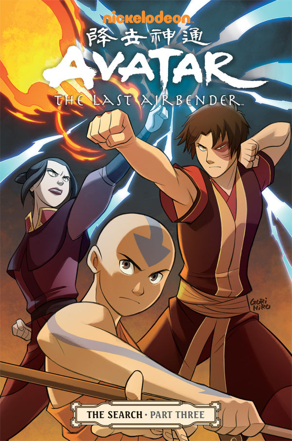 Cover of Avatar The Last Airbender comic "The Search - Part Three"