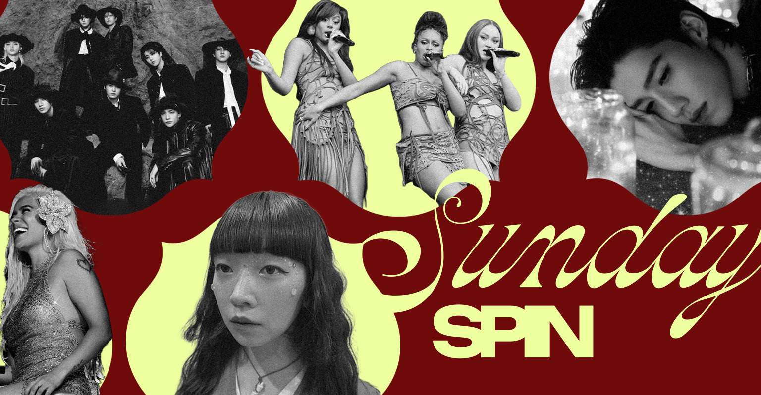 Sunday Spin August 9 2026: Pictured clockwise from top lest: Stray Kids, FLO, PP Krit, Ichiko Aoba, and Elyanna.